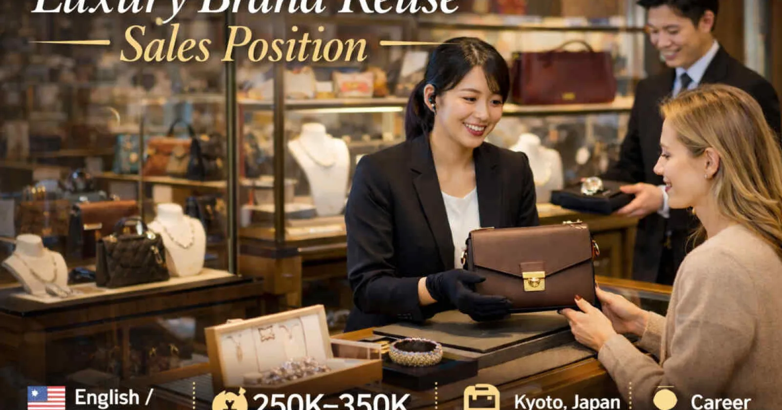 京都の観光地で働く売店スタッフ！未経験から始める接客のお仕事